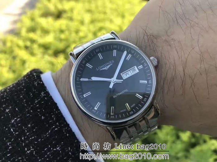 LONGINES浪琴 最新實拍 精緻款男士腕表 WSS1674